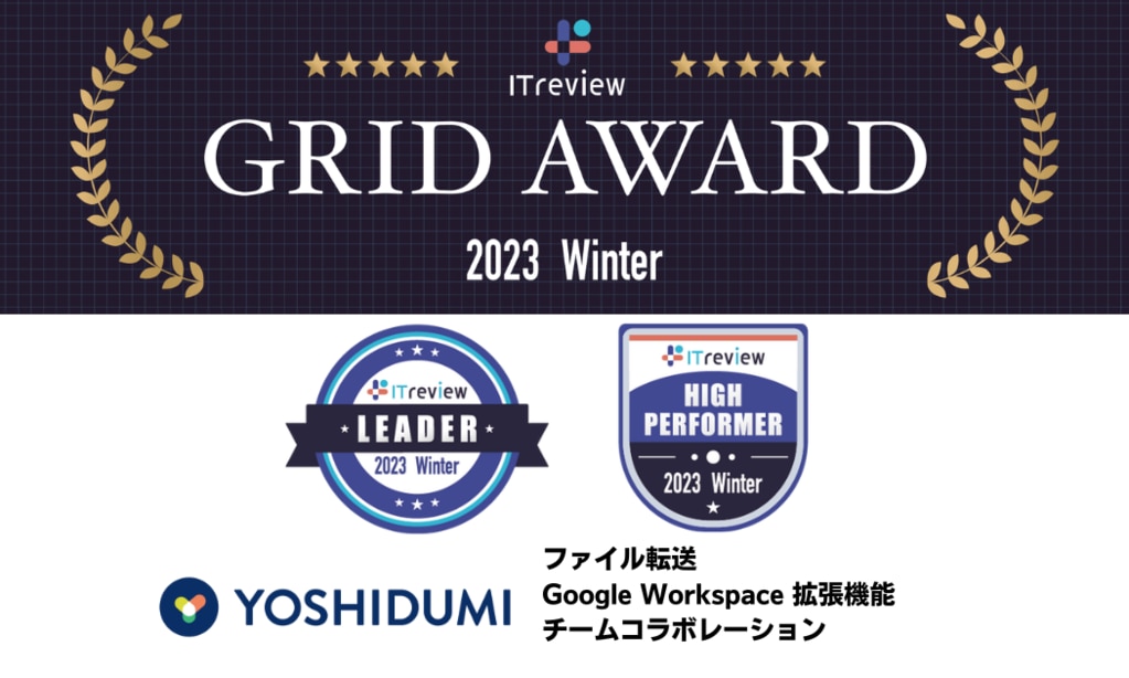 「Cmosy（クモシィ）」が「ITreview Grid Award 2023 Winter」の3部門で「Leader」および「High Performer」を受賞